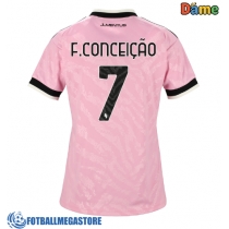 Fotballdrakt Dame Juventus Francisco Conceicao #7 Bortedrakt 2026-27 Kortermet